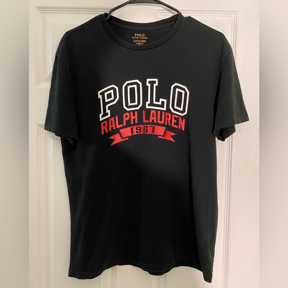 Polo Ralph Lauren Black Classic Fit Short Sleeve Tee Size Small